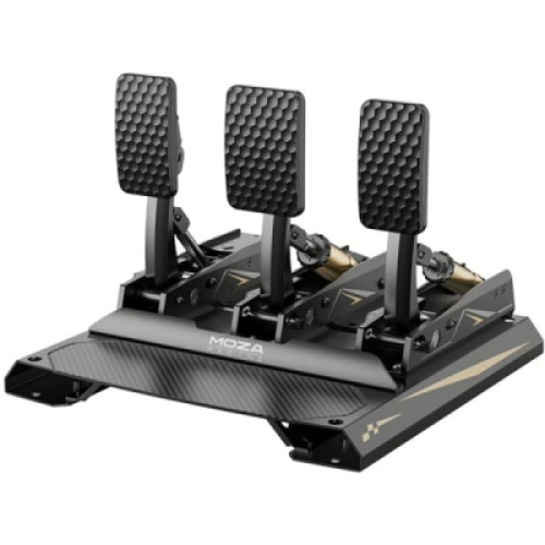 Педали игровые MOZA Racing CRP2USB тензодатчик 200 кг карбонова підставка Black (RS066_Moza)