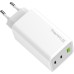 Зарядное устройство ColorWay C101B GaN Mini 100W PD PPS 2xUSB-C + USB-A white (CW-CHS061PD-WT)