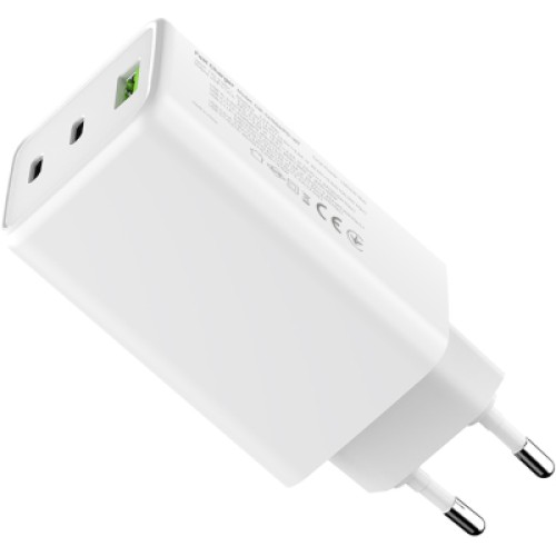 Зарядное устройство ColorWay C101B GaN Mini 100W PD PPS 2xUSB-C + USB-A white (CW-CHS061PD-WT)