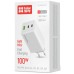 Зарядное устройство ColorWay C101B GaN Mini 100W PD PPS 2xUSB-C + USB-A white (CW-CHS061PD-WT)