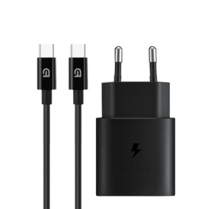 Зарядное устройство Armorstandart AR-TA800 25W USB-C + cable USB-C to USB-C black (ARM77720)