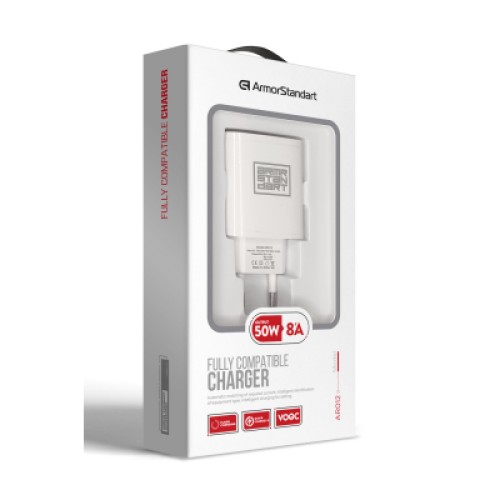 Зарядное устройство Armorstandart AR012 24W 1xUSB white (ARM59715)