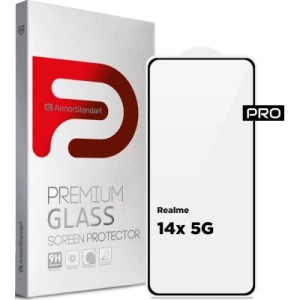 Стекло защитное Armorstandart Pro Realme 14x 5G Black (ARM83557)