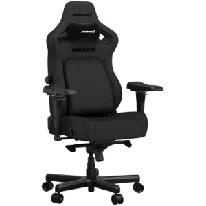 Кресло игровое Anda Seat Kaiser 4 Linen Fabric Size L Dark Gray (AD12YDDC-L-20-GB-CF)