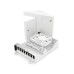 Оптический бокс Merlion PON-box 8-канальный, SC Simplex adapter, материал ABS+PC, IP65 (ML-OP-S226-SC)