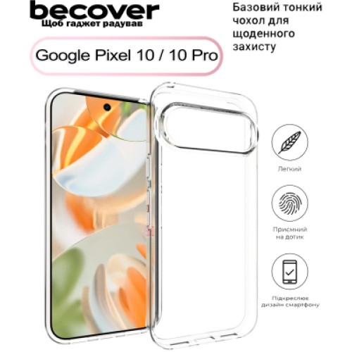 Чехол для мобильного телефона BeCover Google Pixel 10 / 10 Pro Transparancy (713677)