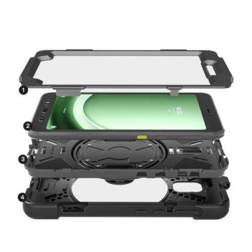Чехол для планшета BeCover Heavy Duty Samsung Galaxy Tab Active 3 SM-T570/SM-T575/SM-T577 8" Black (713450)