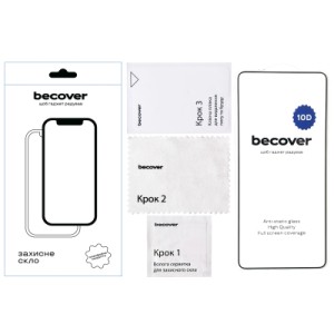 Стекло защитное BeCover Oppo Reno13 F 5G 10D Black (713634)
