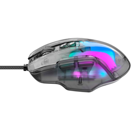 Мышка Havit HV-MS1011SE USB Transparent Black (6950676270280)