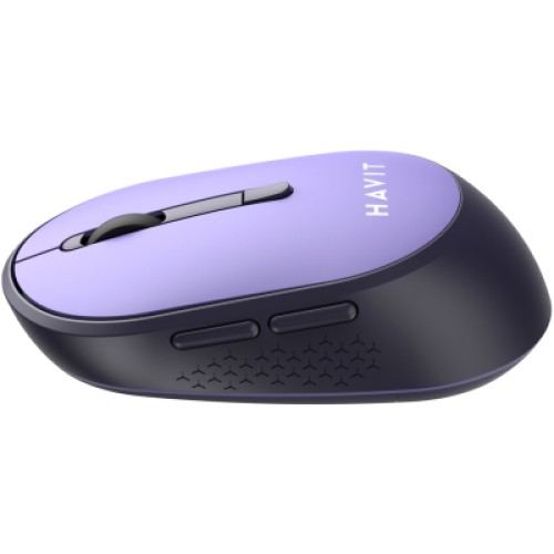 Мышка Havit HV-MS78GT Wireless Black-Purple (6939119041229)