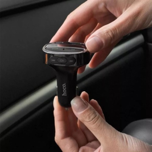 FM модулятор HOCO E70, Black, Box