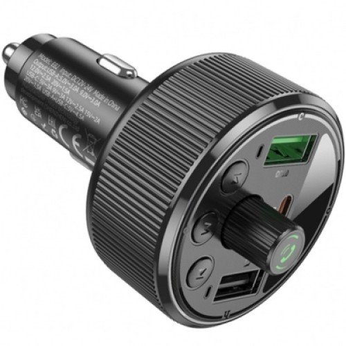 FM модулятор HOCO E82, Black, Box