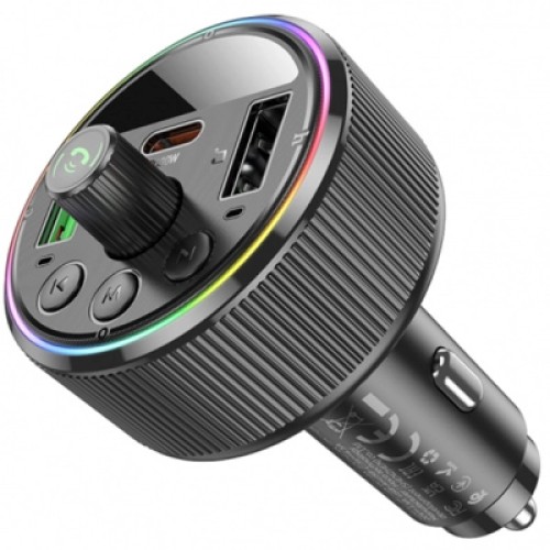 FM модулятор HOCO E82, Black, Box
