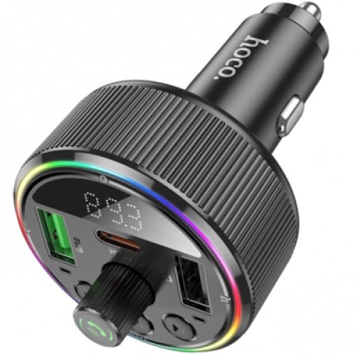 FM модулятор HOCO E82, Black, Box
