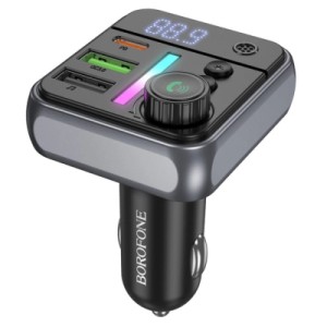 FM модулятор BOROFONE BC50, Black, Box