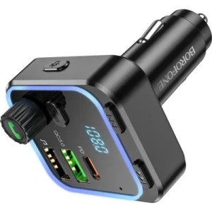 FM модулятор BOROFONE BC53, Black, Box