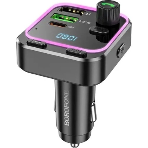 FM модулятор BOROFONE BC53, Black, Box