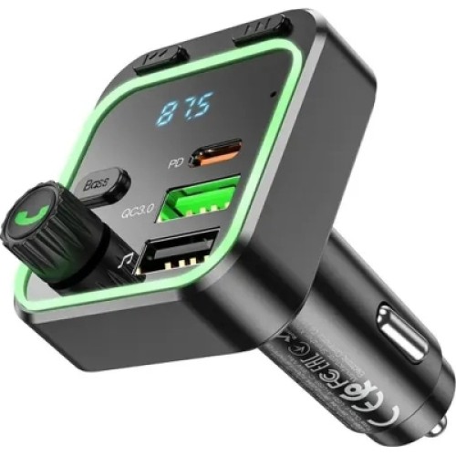 FM модулятор BOROFONE BC53, Black, Box