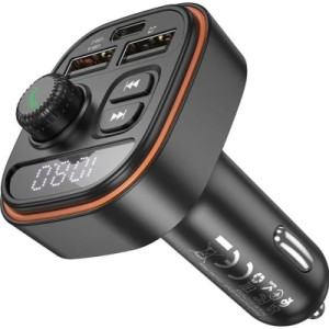FM модулятор BOROFONE BC59, Black, Box