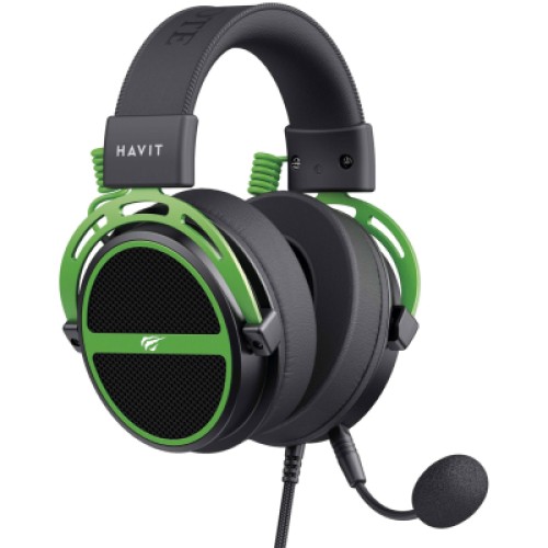 Наушники Havit HV-H2030E Black/Green (6939119067076)