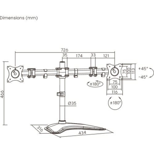 Кронштейн HiSmart HS083922