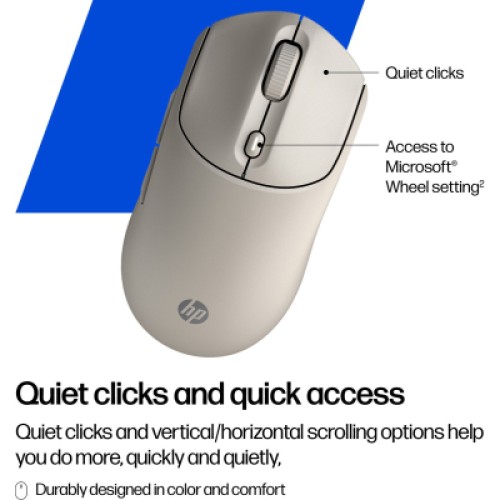 Мышка HP 400 Quiet Wireless/Bluetooth Maple (AZ7B6AA)