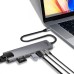 Концентратор Media-Tech USB-C 8-in-1 HDMI 4K/2xUSB-A/2xUSB-C/RJ45/SD/TF/PD 100W USB3.1 (MT5046)