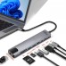 Концентратор Media-Tech USB-C 8-in-1 HDMI 4K/2xUSB-A/2xUSB-C/RJ45/SD/TF/PD 100W USB3.1 (MT5046)