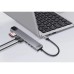 Концентратор Media-Tech USB-C 8-in-1 HDMI 4K/2xUSB-A/2xUSB-C/RJ45/SD/TF/PD 100W USB3.1 (MT5046)