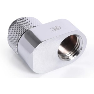 Фитинг для СЖО Alphacool Eiszapfen 16mm off set fitting rotatable - chrome (17602)