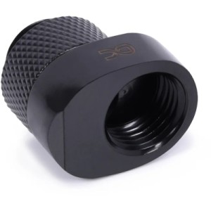 Фитинг для СЖО Alphacool Eiszapfen 8mm off set fitting rotatable - black (17604)