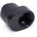 Фитинг для СЖО Alphacool Eiszapfen 8mm off set fitting rotatable - black (17604)