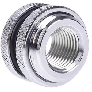 Фитинг для СЖО Alphacool HF bulkhead connector passthrough G1/4 - chrome (17068)