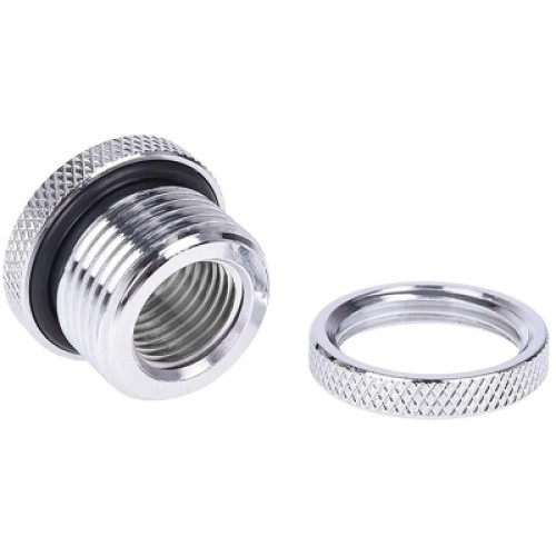 Фитинг для СЖО Alphacool HF bulkhead connector passthrough G1/4 - chrome (17068)
