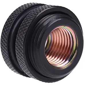 Фитинг для СЖО Alphacool HF bulkhead connector passthrough G1/4 - deep black (17069)