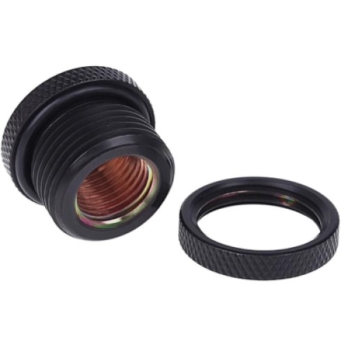 Фитинг для СЖО Alphacool HF bulkhead connector passthrough G1/4 - deep black (17069)