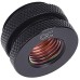 Фитинг для СЖО Alphacool HF bulkhead connector passthrough G1/4 - deep black (17069)