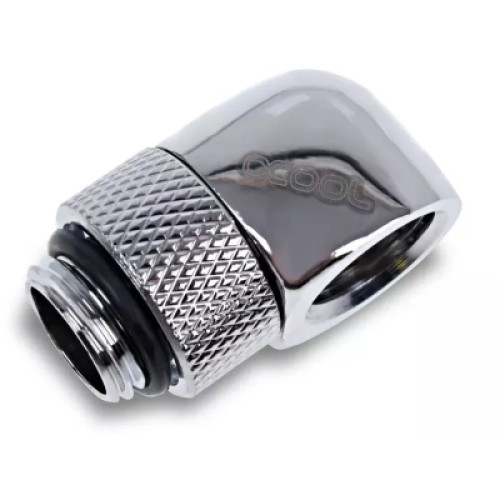 Фитинг для СЖО Alphacool Eiszapfen L-connector rotatable - 4pcs Set - Chrome (17616)