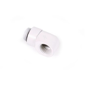 Фитинг для СЖО Alphacool Eiszapfen L-connector rotatable - 4pcs Set - White (17619)
