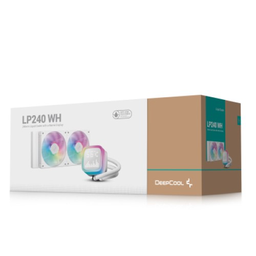 Система жидкостного охлаждения Deepcool LP240 ARGB White (R-LP240-WHMSMC-G-1)