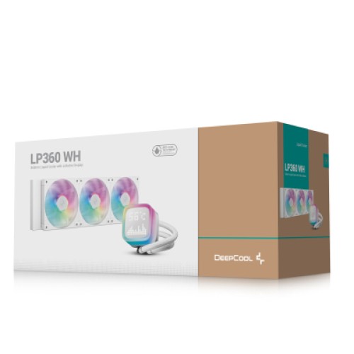 Система жидкостного охлаждения Deepcool LP360 ARGB White (R-LP360-WHMSMC-G-1)