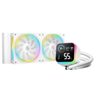 Система жидкостного охлаждения Deepcool LQ240 White (R-LQ240-WHDSMC-G-1)