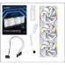 Кулер для корпуса Lian Li Uni Fan SL WIRELESS 120-3, White (G99.12SL1W3W.00)