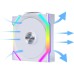 Кулер для корпуса Lian Li Uni Fan SL WIRELESS 120-3, White (G99.12SL1W3W.00)