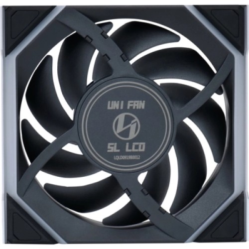 Кулер для корпуса Lian Li Uni Fan SL WIRELESS LCD Reverse, 120-1 (G99.12RSLLCD1W1B.00)