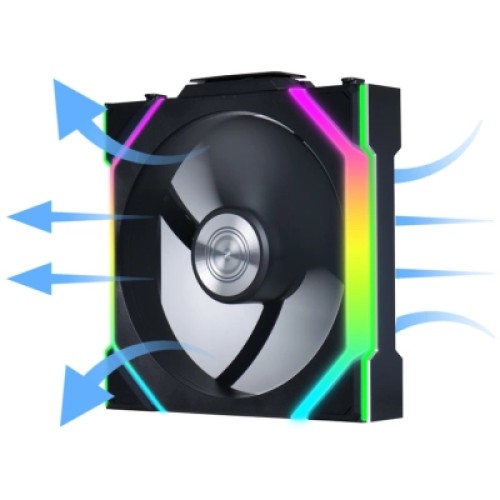 Кулер для корпуса Lian Li Uni Fan SL WIRELESS Reverse, 120-1, B (G99.12RSL1W1B.00)