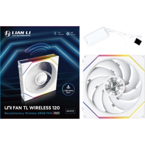 Кулер для корпуса Lian Li Uni Fan TL WIRELESS 120-1, White (G99.12TL1W1W.00)