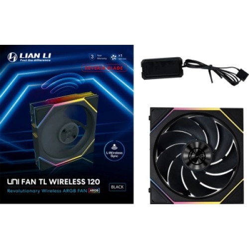 Кулер для корпуса Lian Li Uni Fan TL WIRELESS Reverse, 120-1, Bl (G99.12RTL1W1B.00)