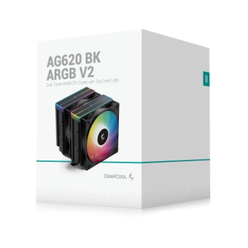 Кулер для процессора Deepcool AG620 BK ARGB V2 (R-AG620-BKAMMN-GJD)