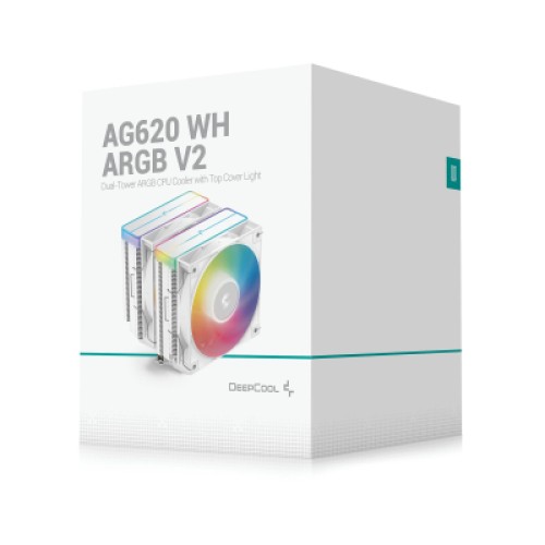 Кулер для процессора Deepcool AG620 WH ARGB V2 (R-AG620-WHAMMN-GJD)